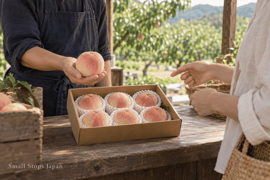 Buying Peaches in Fukushima: When Will You Eat Them?