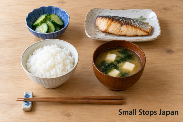 At a Japanese Table: What to Hold, Use and Set Down